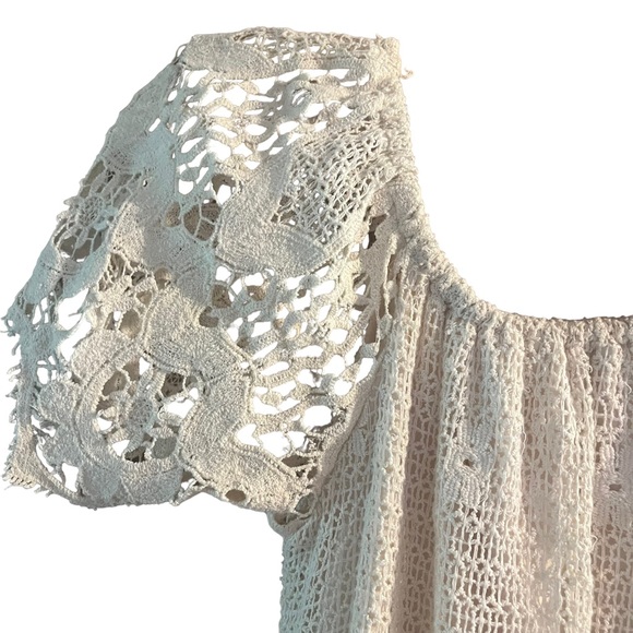 Jen’s Pirate Booty Truth Tunic Boho Cream Mini Dress - Picture 5 of 12